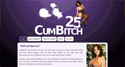 Desktop Screenshot of cumbitch25.com